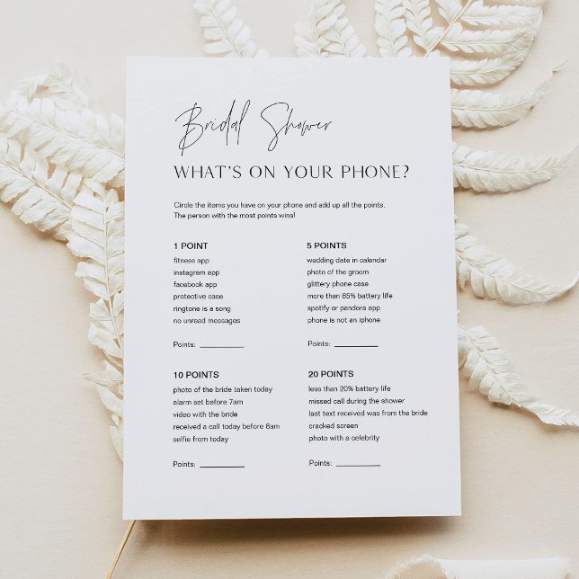 Convite Chá de panela HARLOW O que há no seu jogo telefôni (Criador carregado)