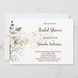 Convite Chá de panela Herbal e Greenery