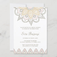 Chá de panela hindu Na moda Indígena Elegante