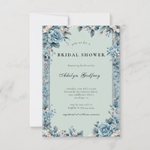 Convite Chá de panela inspirado em Bridgerton Elegante