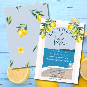 Convite Chá de panela La Dolce Vita da Costa do Mediterrân