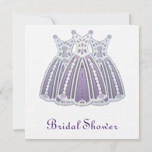 Convite Chá de panela Lilac e Rosa