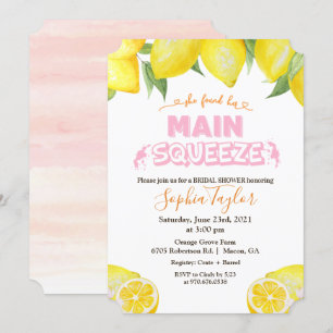 Convite Chá de panela Limon Main Squeeze