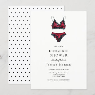 Convite Chá de panela lingerie