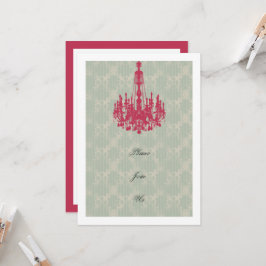 Convite Chá de panela Luncheon