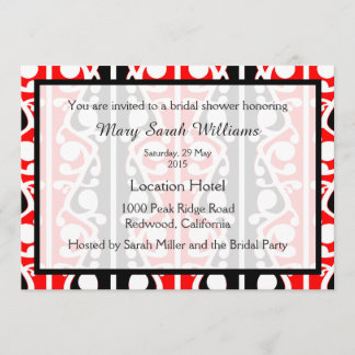 Convite Chá de panela Maori Kowhaiwhai