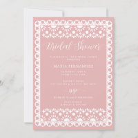 Chá de panela Mexicano Blush Papel Picado Boho
