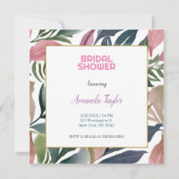 Chá de panela Minimalista Floral Creative Chic