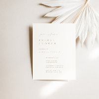 Chá de panela Minimalista Ivory & Tan