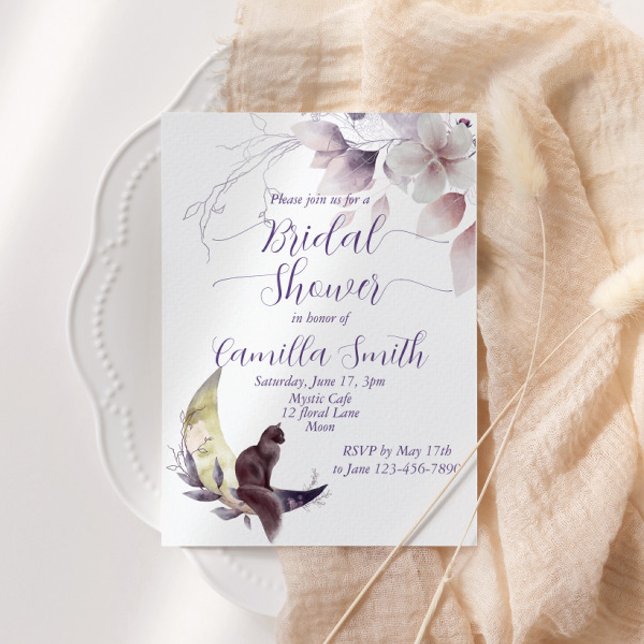 Convite Chá de panela Misterioso do Jardim da Lua (Criador carregado)