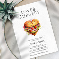 Chá de panela Moderno Casual do Amor e dos Burgers