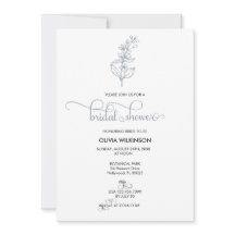 Chá de panela Moderno de Caligrafia Elegante