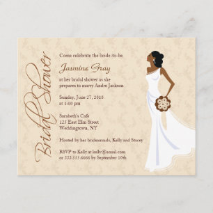 Convite Chá de panela moderno de Champagne da elegância