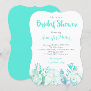 Convite Chá de panela náutico da praia