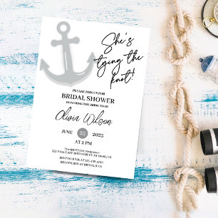 Convite Chá de panela Náutico do Casando ancorador