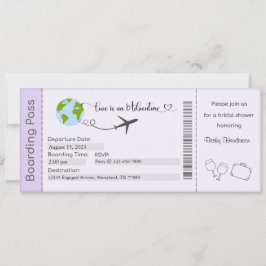 Convite Chá de panela, noiva para ser convidada