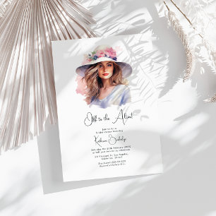 Convite Chá de panela "Off to Altar" inspirado no Derby