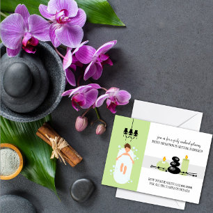 Convite Chá de panela ou Spa Weekend Getaway