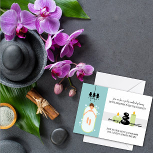 Convite Chá de panela ou Spa Weekend Getaway