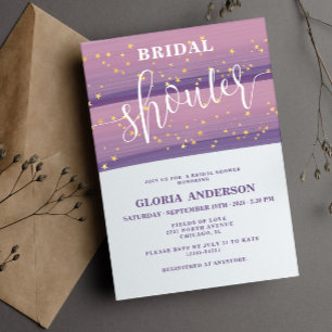 Convite Chá de panela Pastel Mauve