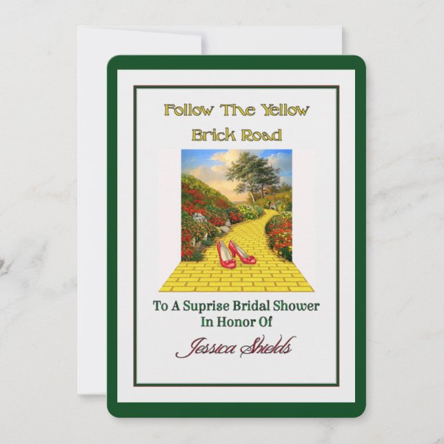 Convite Chá de panela personalizado (Frente)