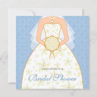 Convite Chá de panela Personalizado De Vestido De Casament