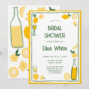 Convite Chá de panela PERSONALIZADO Limoncello Lemonade