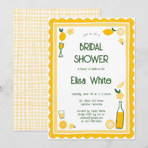 Convite Chá de panela PERSONALIZADO Limoncello Lemonade