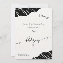 Convite Chá de panela Personalizado - Script Elegante