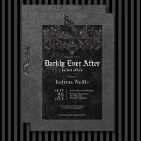 Chá de panela Preto Gótico Raven e Rosas Preto