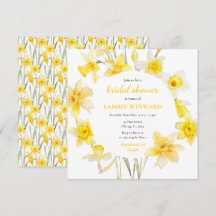 Chá de panela primavera Daffodils