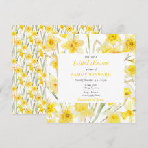 Chá de panela primavera Daffodils