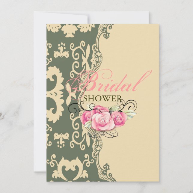 Convite chá de panela prudente do país ocidental do (Frente)