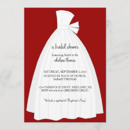 Convite Chá de panela {Red}