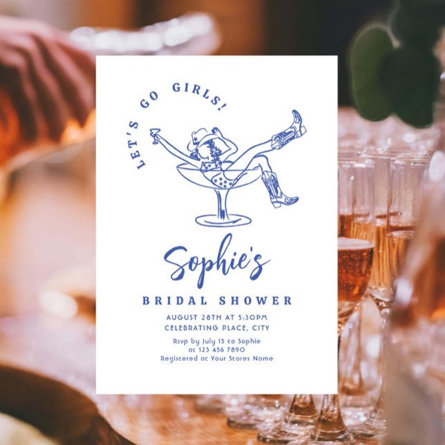 Convite Chá de panela Retroativo Escrivível Desenhado à Mã (Criador carregado)