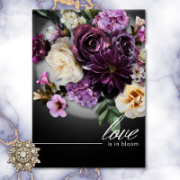 Chá de panela Romance Floral Roxal da Meia-Noite E