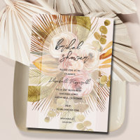 Chá de panela Rosa Boho Pampas Grass