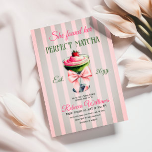 Convite Chá de panela rosa com relação perfeita com o Stra