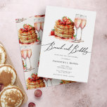 Convite Chá de panela rosa de Brunch e Borracha Elegante<br><div class="desc">Chá de panela rosa de Brunch e Borracha Elegante</div>