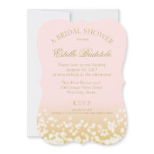 Chá de panela Rosa e Dourado