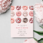 Convite Chá de panela rosa e Rosquinhas<br><div class="desc">Convide seus convidados para um chá de panela doce e chique com nosso convite "Rosquinhas e Diamantes Rosa". Este design maravilhoso combina a diversão das deliciosas rosquinhas cor-de-rosa com a elegância dos brilhantes diamantes,  fazer a escolha perfeita para uma memorável celebração pré-casamento.</div>