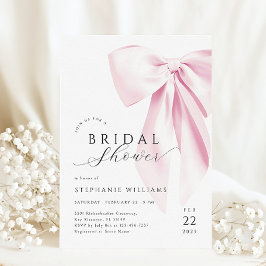 Convite Chá de panela Rosa Moderno