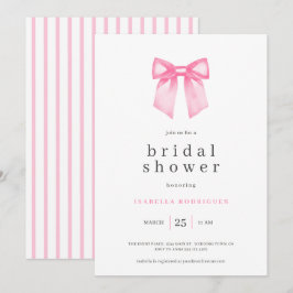 Convite Chá de panela Rosa Moderno