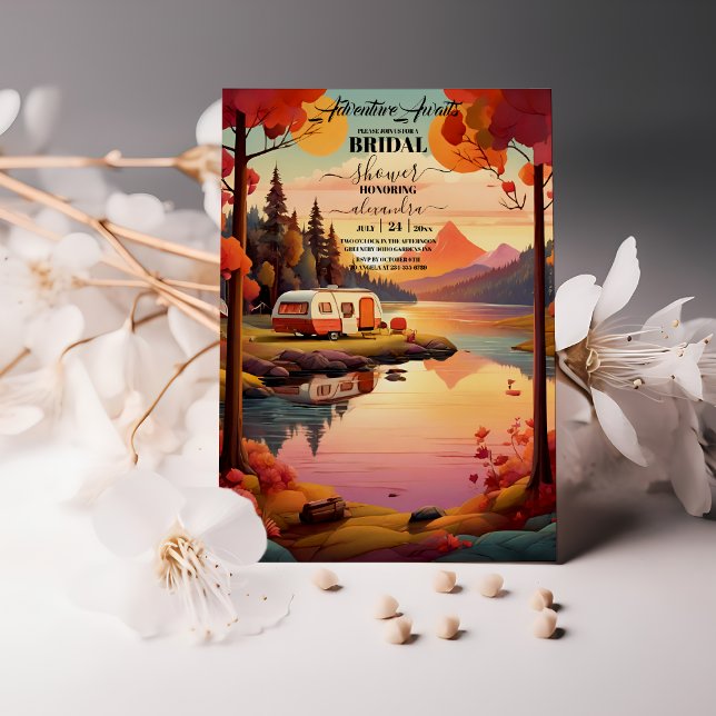 Convite Chá de panela Russo de Flor Selvagem de Montanha (Criador carregado)