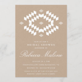 Convite Chá de panela Rustic Kraft Boho