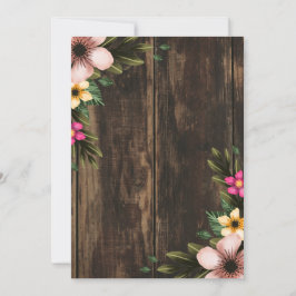 Convite Chá de panela Rústico de Celeiro Elegante