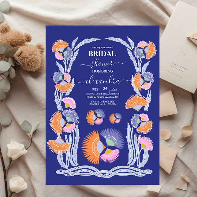 Convite Chá de panela Santorini Grécia de destino (Criador carregado)