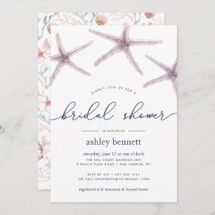 Convite Chá de panela Sea Star