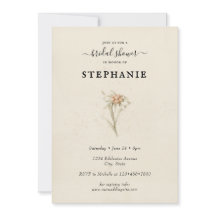 Chá de panela Simples de Flor de Aquarela