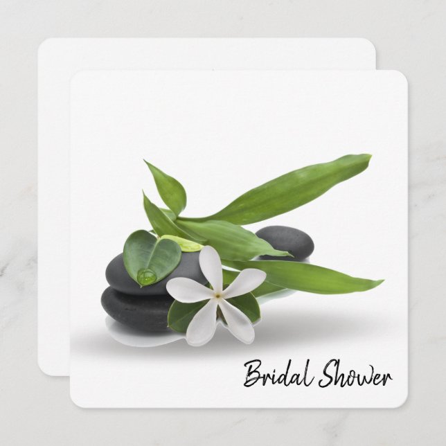 Convite Chá de panela Spa (Frente/Verso)